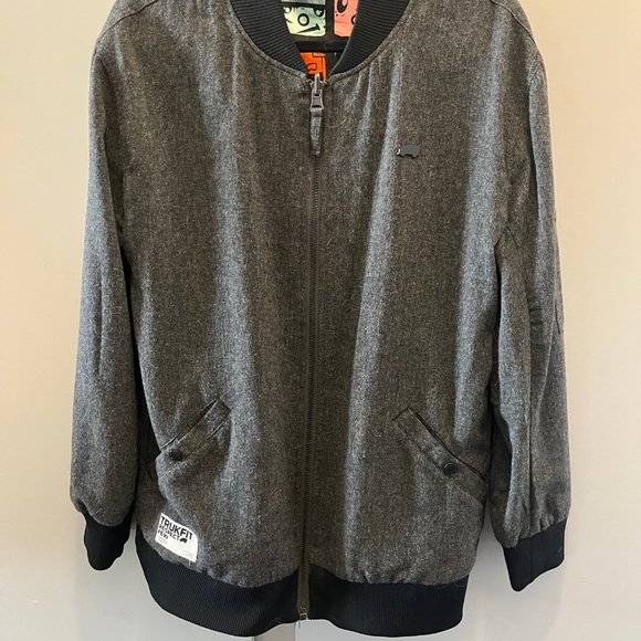 Trukfit Respect Few Men's Reversible Bomber Jacket - Picture 2 of 5